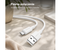 USAMS Kabek U90 3A USB-A do USB-C biały - 1569160 - zdjęcie 2